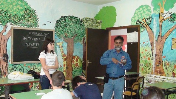 2009 June- Invited from India to participate in an Intercultural Exchange Program to ICS Palombara, Rome, Italy, based on his work on think.com, an interaction with students & Faculty of ICS Palombara Sabina 