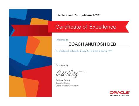 THINKQUEST COMPETITION 2012 ENTRY: COLOR PANORAMA